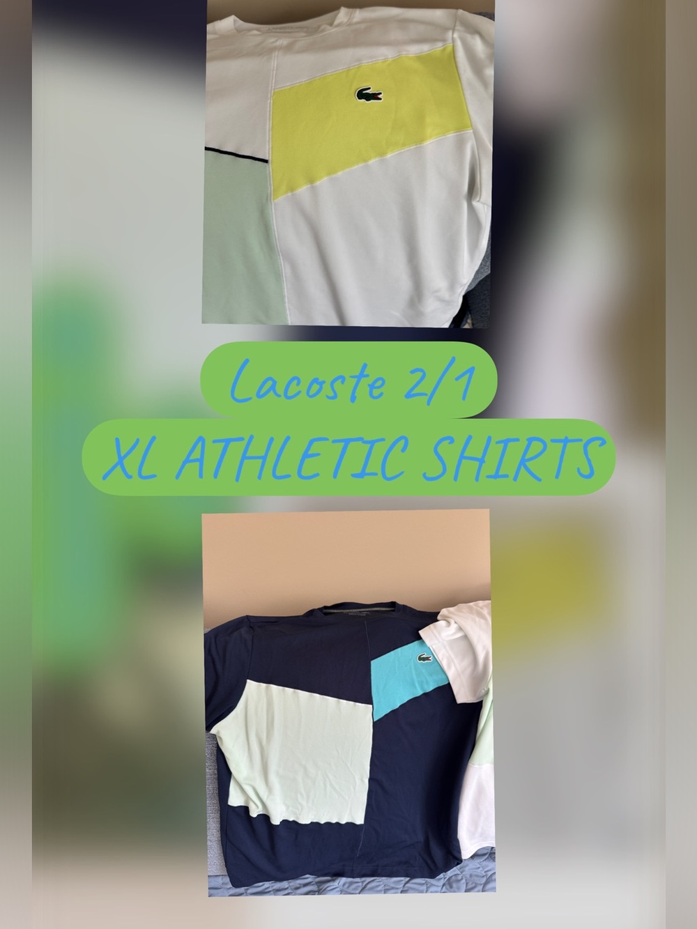 Lacoste Colorblock Polo Duo in Navy, White, Mint & Yellow